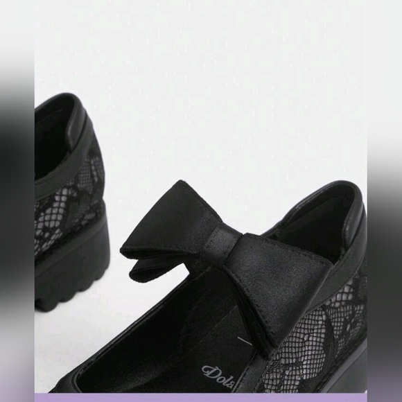 Kawaii Goth Wedge Heel Various sizes available - Picture 4 of 9